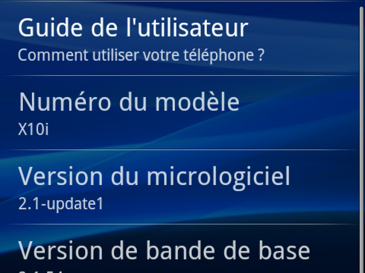 Sony Ericsson met à jour ses Xperia X10 et X8, avec le multitouch uniquement pour le X10