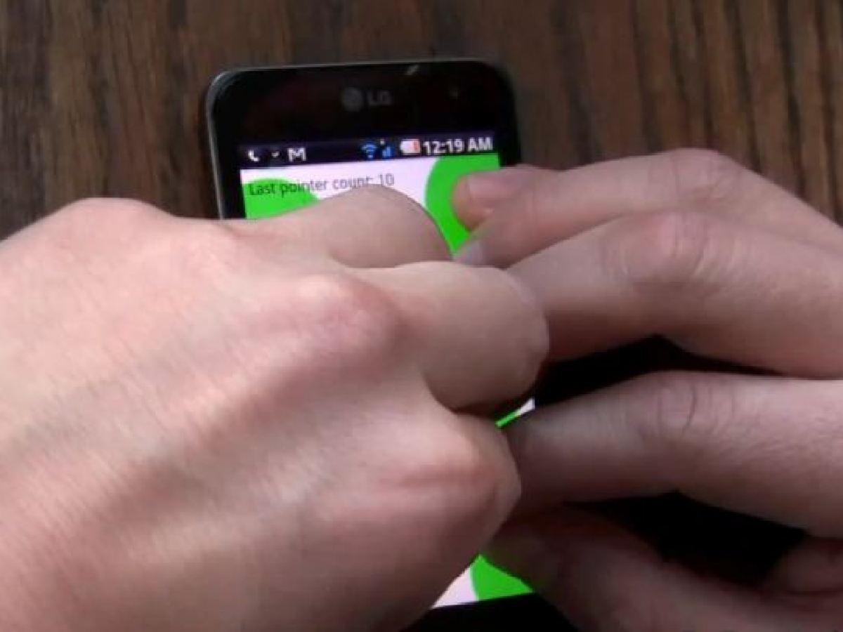 Le LG Optimus 2X est très tactile