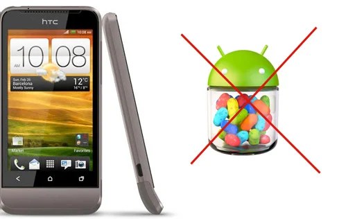 Les smartphones HTC ne recevront Jelly Bean que s’ils ont plus de 512 Mo de RAM