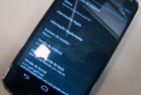 Rumeur : certains Nexus 4 déjà sous Android 4.2.2 ?