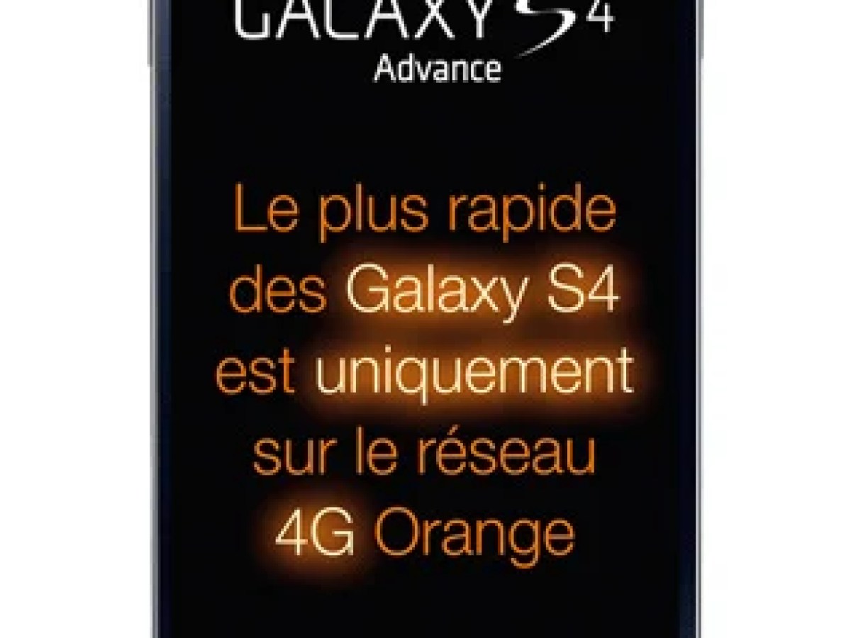 Le Samsung Galaxy S4 Advance est arrivé chez Orange et Sosh