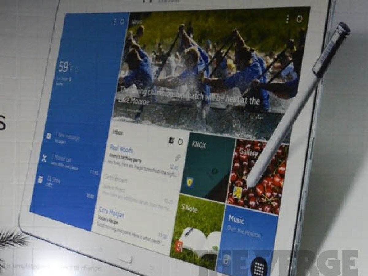 Les tablettes Samsung Note Pro et Tab Pro se confirment