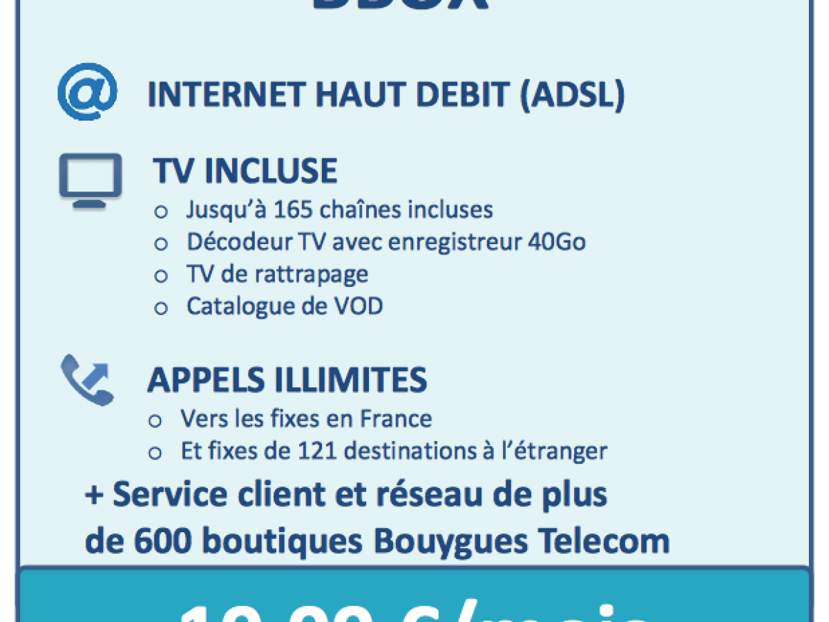 Offre low-cost Bbox de Bouygues Telecom : précision sur les tarifs