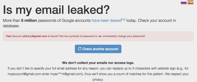 Cinq millions d’adresses Gmail piratées, et la vôtre ?