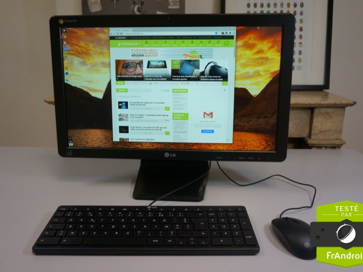 Test du LG Chromebase, le moniteur connecté et flexible
