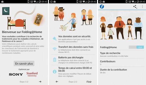 Sony étend la compatibilité de Folding@Home à de nouveaux smartphones