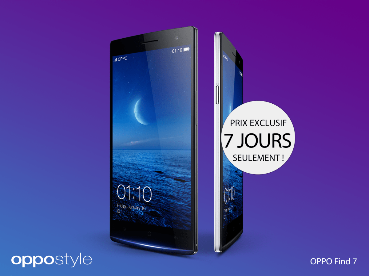 Bon plan : Oppo brade ses Find 7 et Find 7a