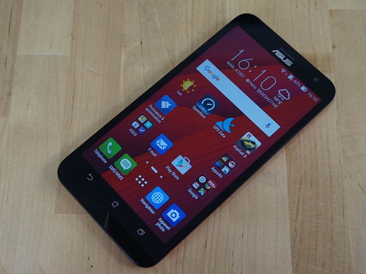 Test de l'Asus ZenFone 2 Laser ZE550KL : l'équilibre à la taïwanaise