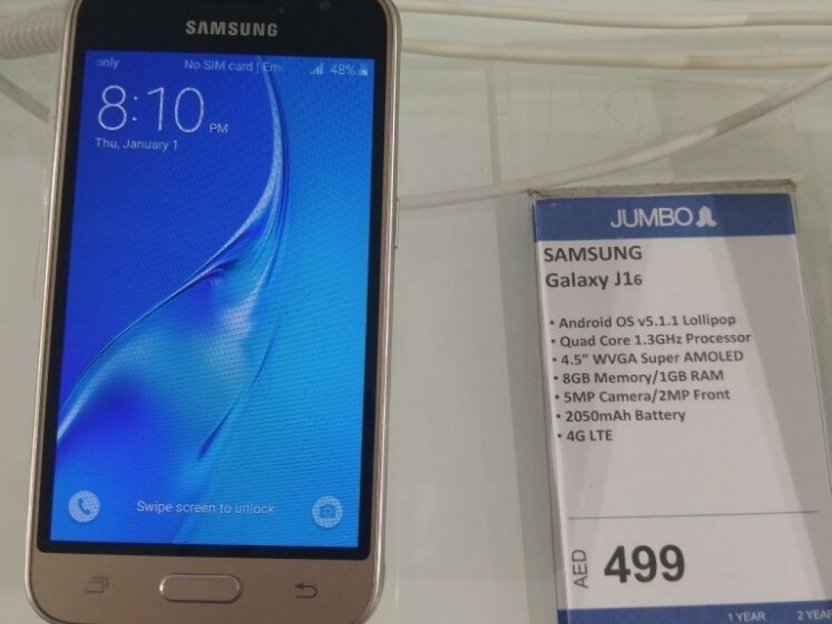 Lancé en toute discrétion, le Samsung Galaxy J1 2016 est déjà en vente