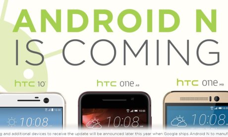 HTC promet Android N sur au moins 3 de ses smartphones
