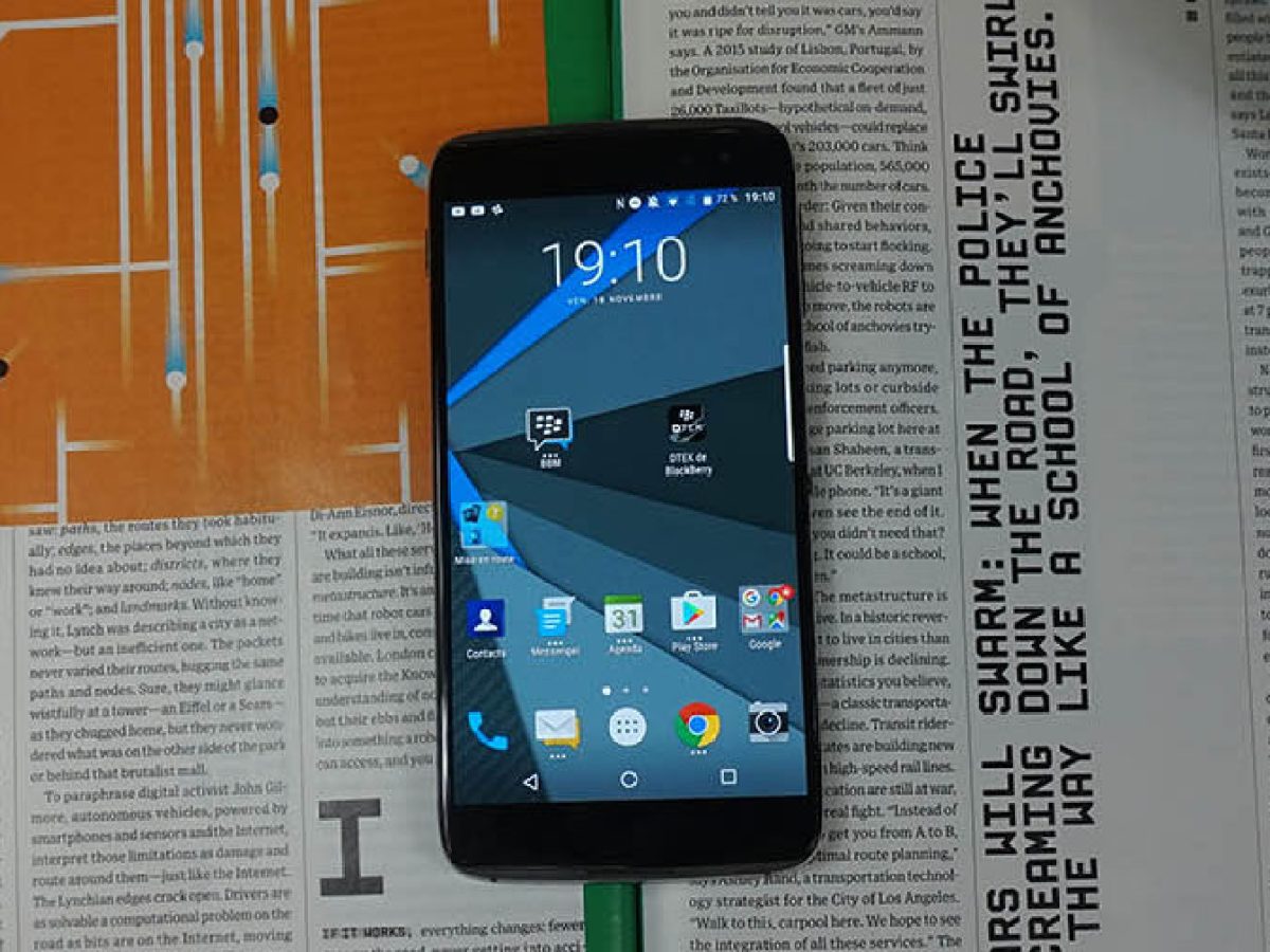 Test du Blackberry DTEK60, la sécurité avant tout