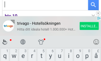 Le clavier par défaut sur les smartphones HTC affiche de la publicité « par erreur »