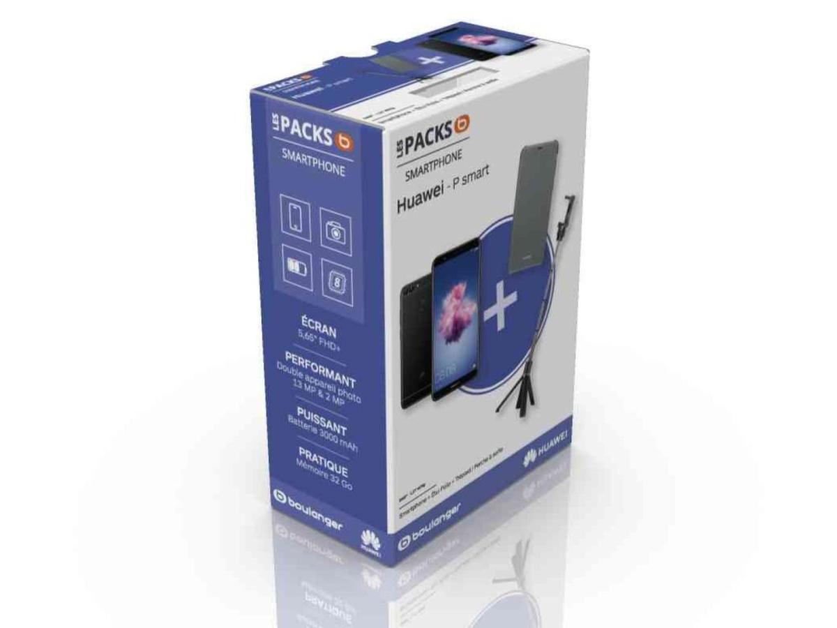 🔥 Bon plan : un pack Huawei P Smart + Tripod selfie + étui est à 149 euros