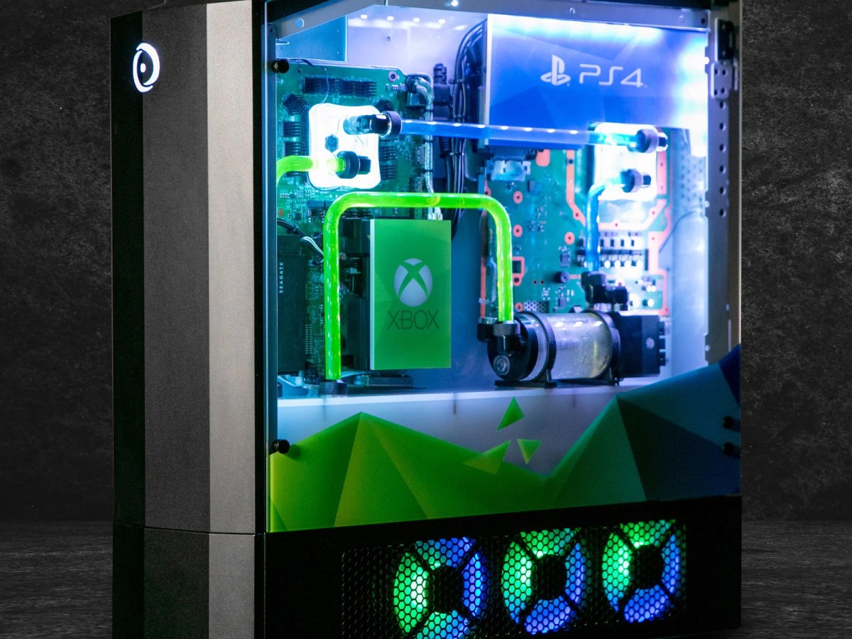 Une PS4 Pro, une Xbox One X, une Nintendo Switch et un PC dans une seule machine : voici le Big O