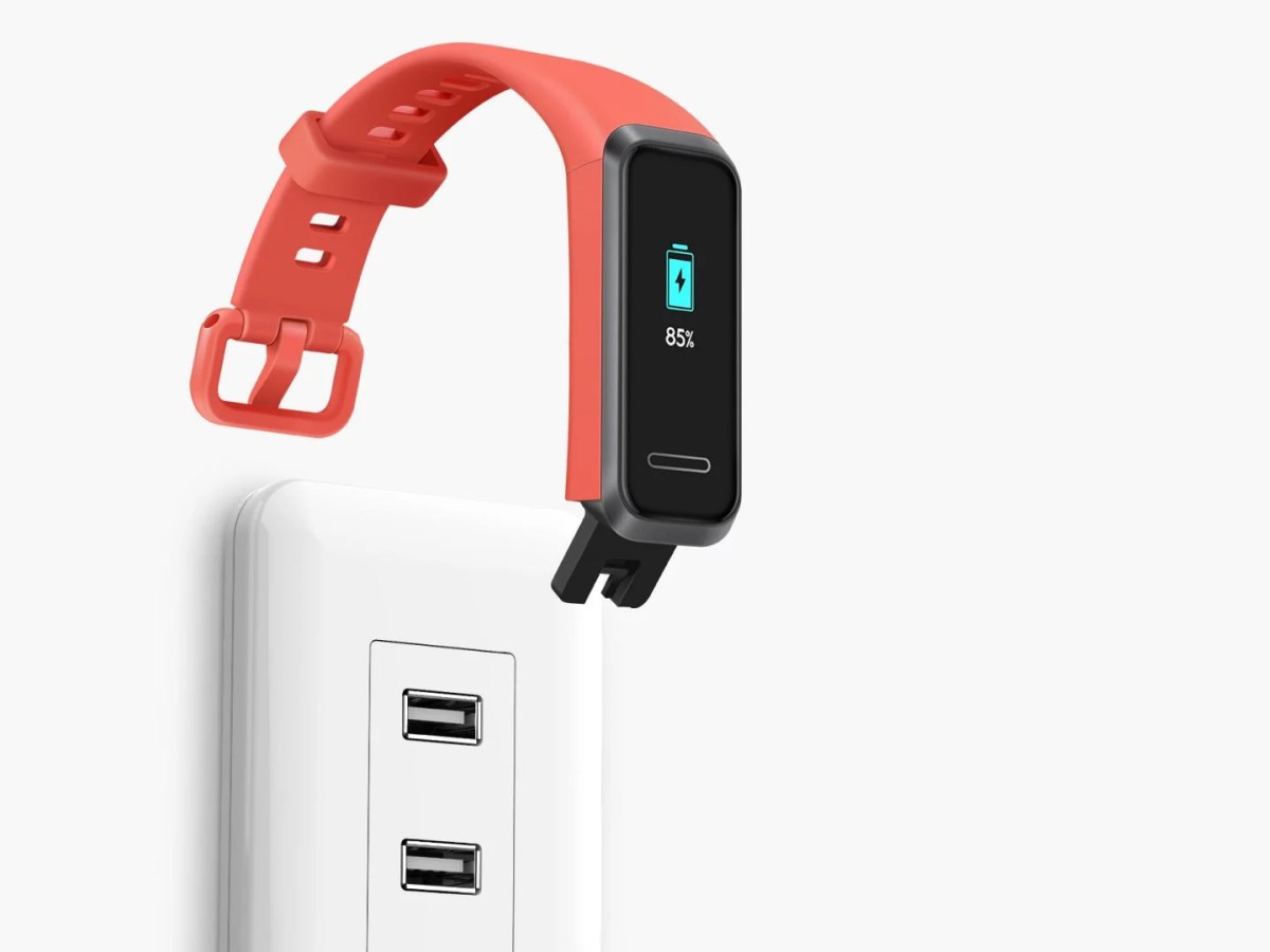 Le nouveau bracelet Huawei Band 4 intègre de l'USB-A pour la charge