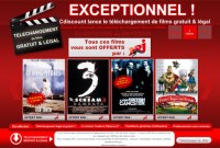 VOD gratuite Cdiscount : 4 films, Internet Explorer obligatoire