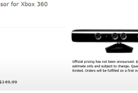 Le Kinect pour la Xbox 360 sous la barre des 150 dollars ?