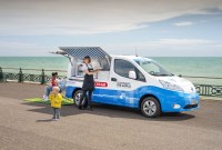 Pile pour la canicule, Nissan dévoile un camion de glaces électrique