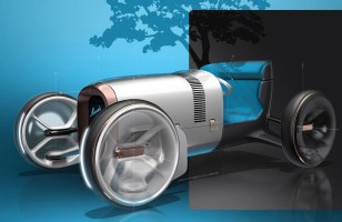 Avec la Vision Mercedes Simplex, Mercedes envisage l'avenir en faisant un bond dans le...