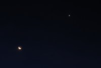 La Lune et Vénus se sont rencontrées ce mercredi matin