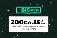 Le forfait 4G avec 200 Go chez RED by SFR est de retour à...
