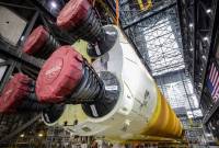 La Nasa assemble l'immense fusée SLS qui va retourner sur la Lune