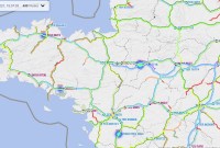 Cette carte permet de connaître la position de tous les trains de France en...