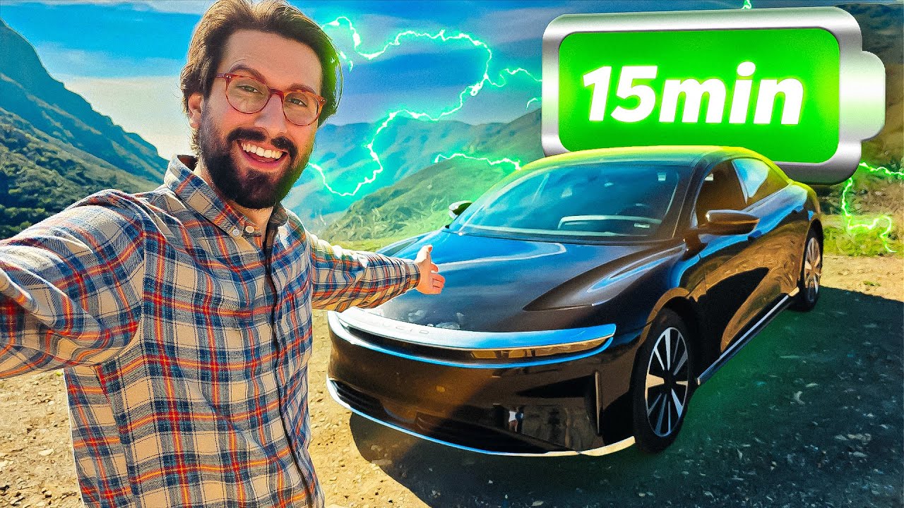 Voici la voiture électrique la PLUS AUTONOME dispo en Europe (883 km) - Essai Lucid Air