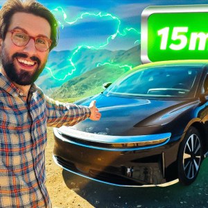 Voici la voiture électrique la PLUS AUTONOME dispo en Europe (883 km) - Essai Lucid Air