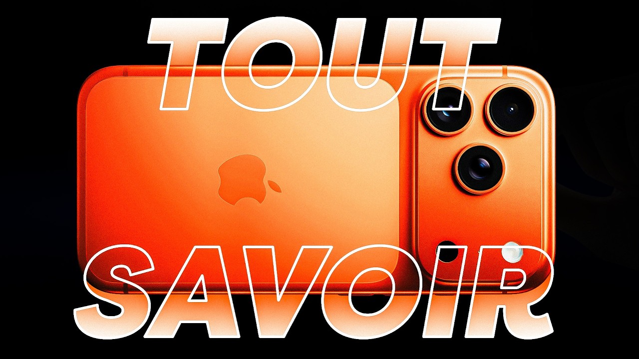 Voici les NOUVEAUX iPhone Air et 17 Pro ! TOUT SAVOIR