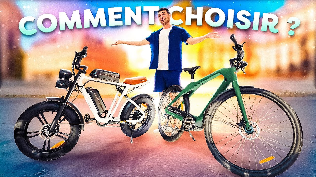 FAT BIKE ou VÉLO électrique carbone ? Mon CLASSEMENT de 4 vélos ENGWE