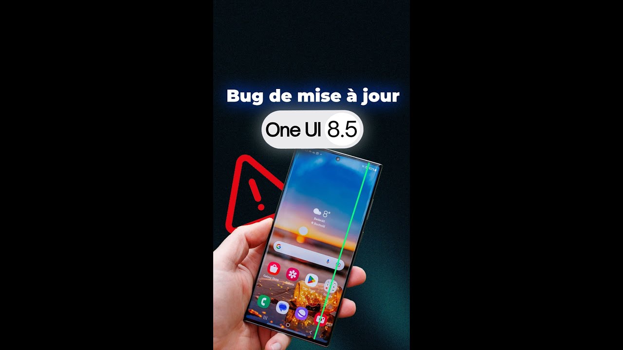 OneUI 8.5 casse l’écran des Galaxy S23 #shorts