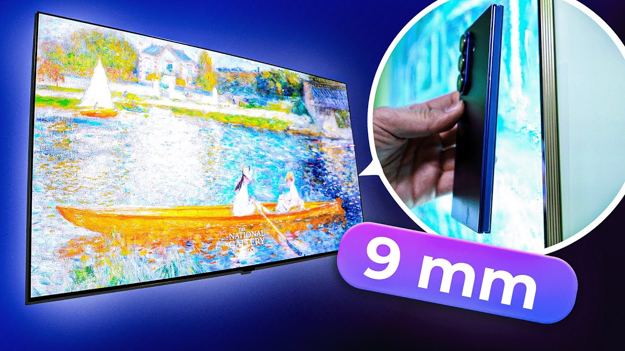 Une TV aussi fine qu'un SMARTPHONE ? LG OLED evo W6