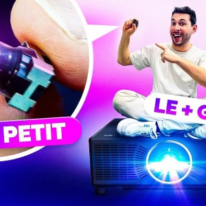 On a pu voir le PLUS PETIT vidéoprojecteur au MONDE ! (Visite chez Formovie)