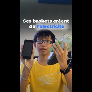 À 15 ans, il invente des baskets