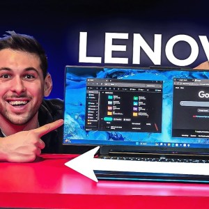 Ce PC portable déroule son écran jusqu'à 24 pouces ! Nouveautés Lenovo