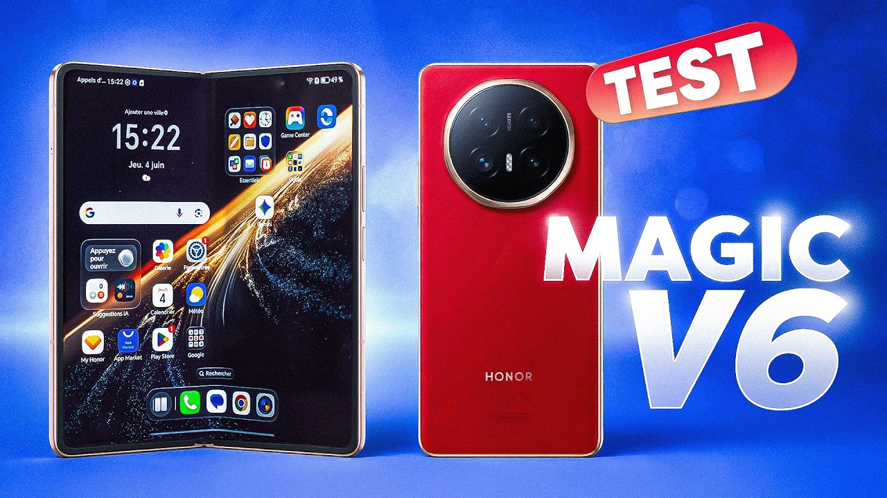 Le meilleur smartphone PLIABLE de 2026 ? Test du Honor Magic V6
