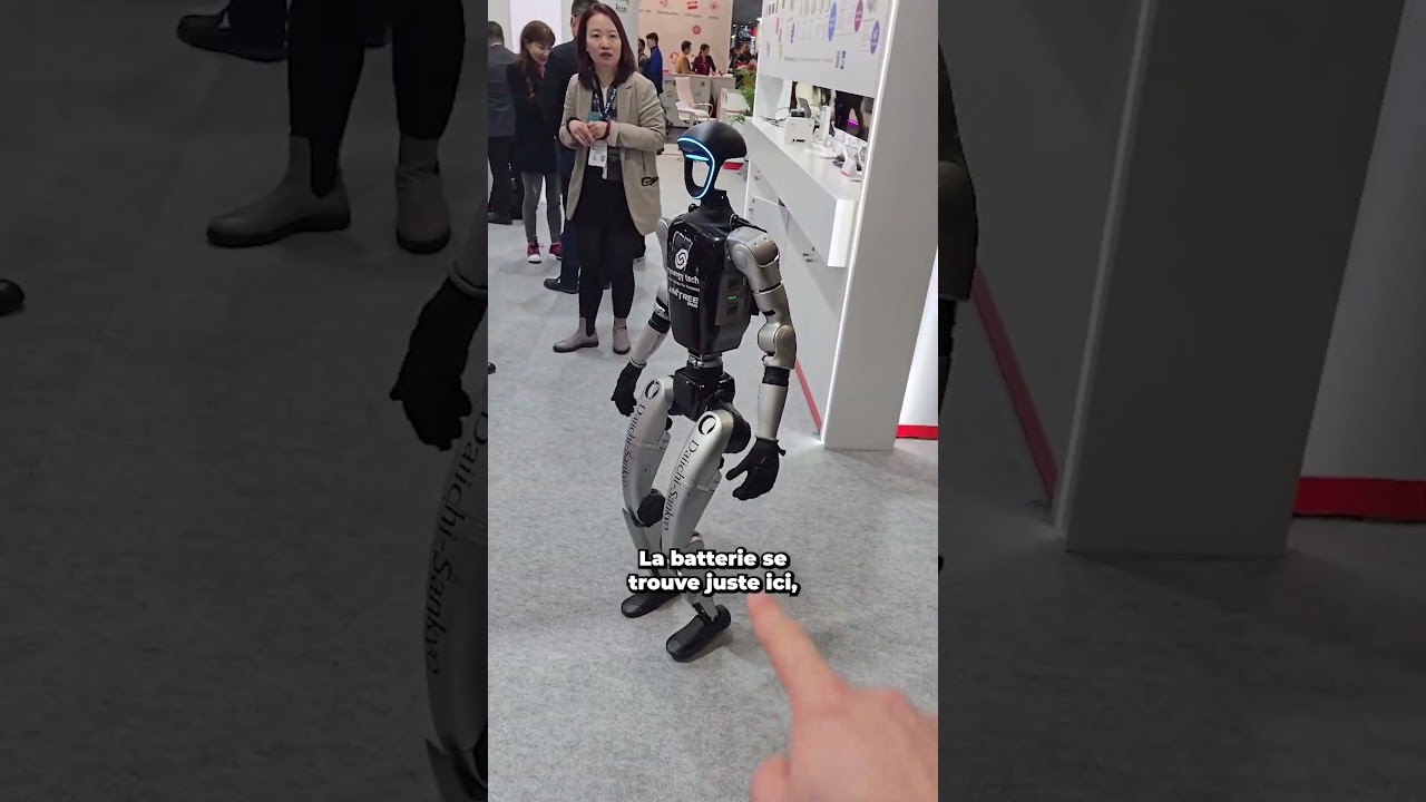 Un robot qui fait très humain 😯 #robot #humanoide