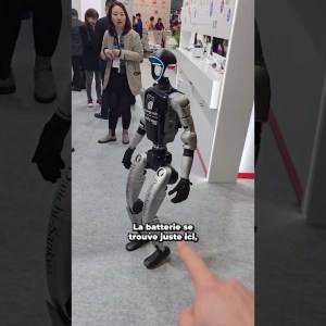 Un robot qui fait très humain 😯 #robot #humanoide