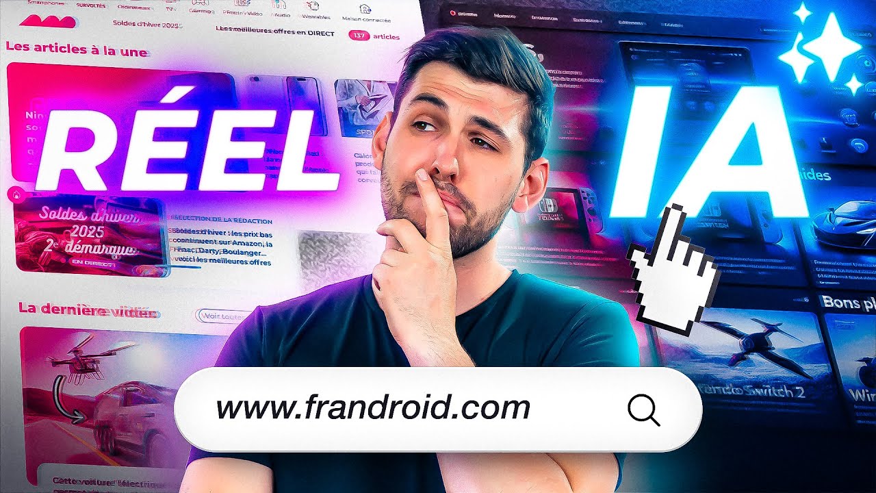 Je crée un faux site Frandroid 100 % généré par IA