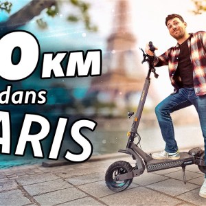 J'ai TRAVERSÉ tout Paris en trottinette en UNE seule charge !