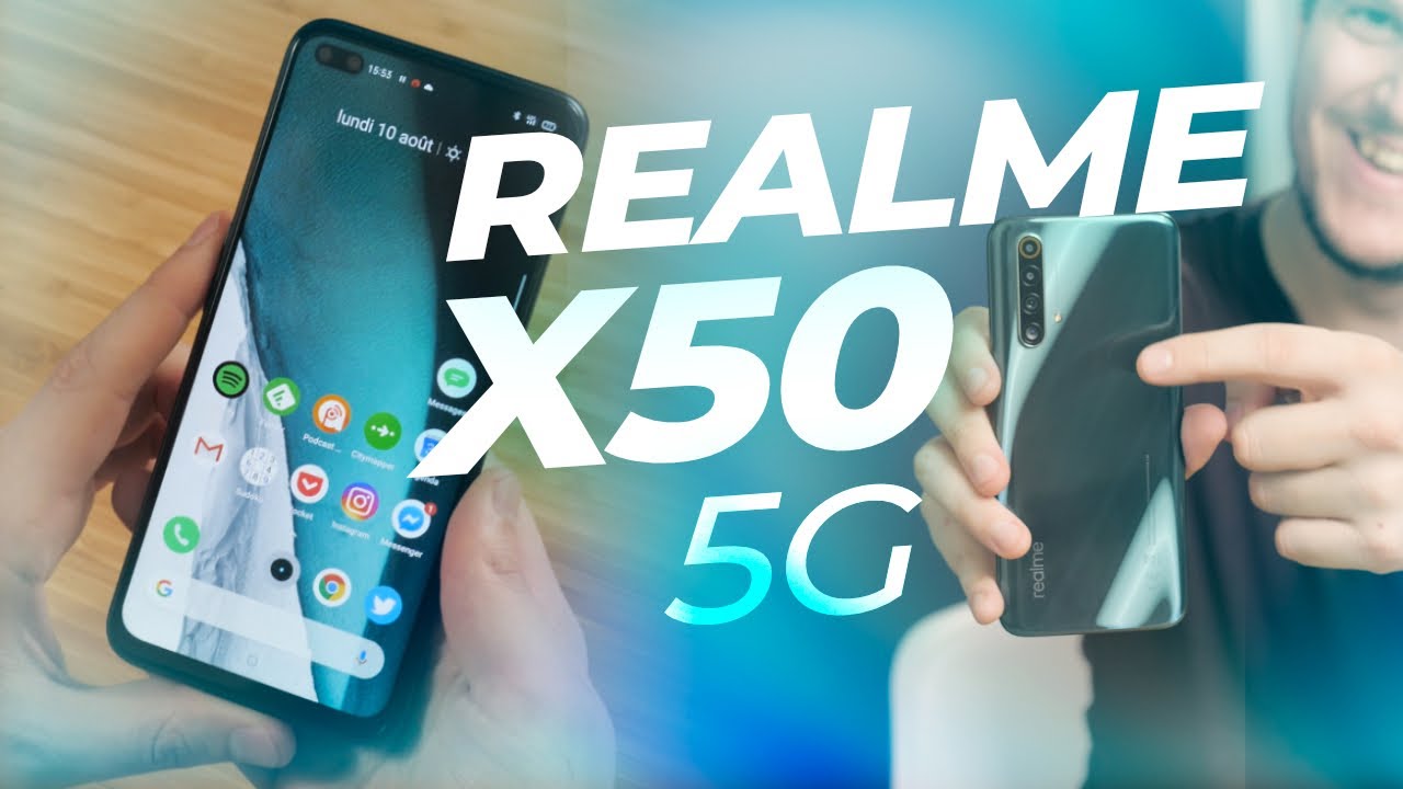 Realme X50 : écran 120 Hz, 5G pour SEULEMENT 379€ ! (On vous en offre 3 !)