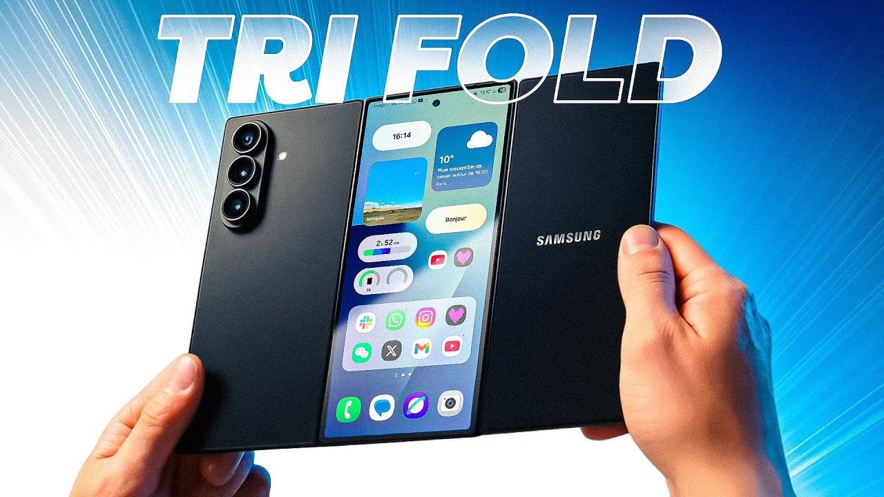 Le PREMIER SAMSUNG qui se PLIE en 3 ! Voici le Galaxy Z Trifold