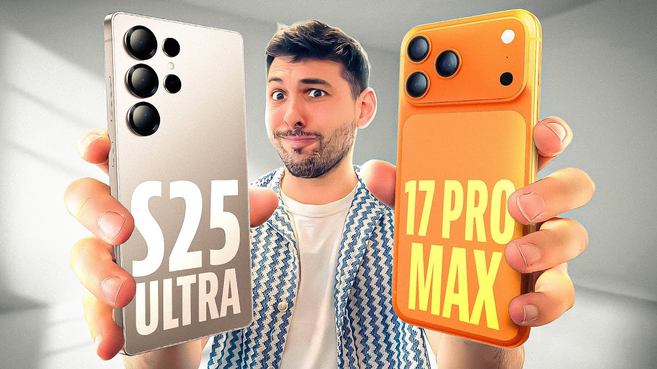 iPhone 17 Pro Max VS Galaxy S25 Ultra : le MATCH TECHNIQUE !