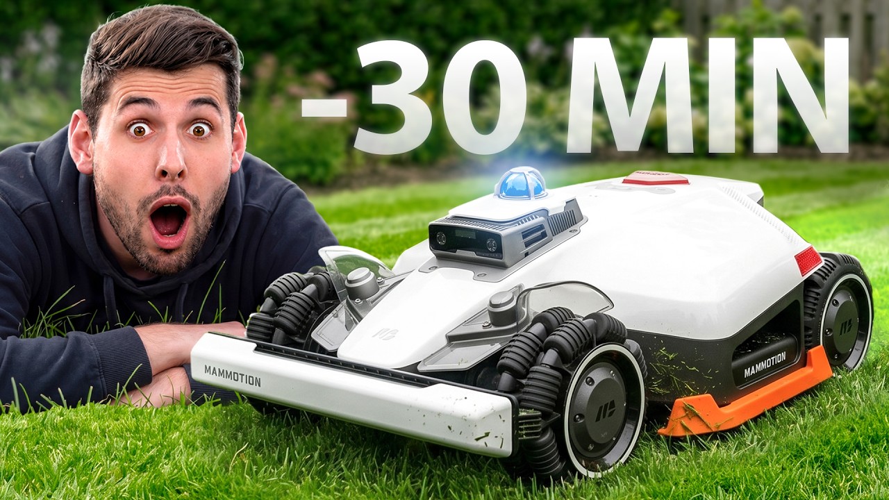 J’ai installé un ROBOT TONDEUSE SANS FIL en 30 MINUTES