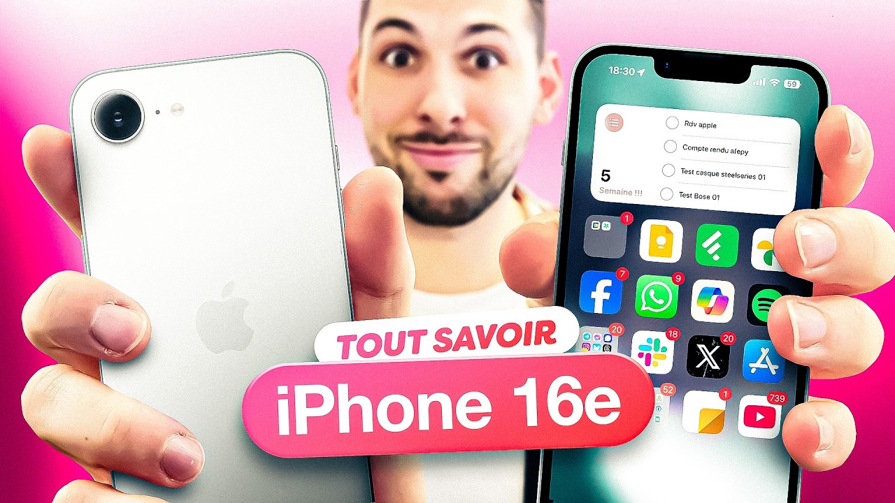 Apple DÉVOILE un iPhone 16e ! 719€, mais quels sont les COMPROMIS ?