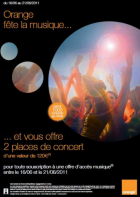 Orange offre 120€ en places de concert pour les nouveaux clients Origami Style et de l’option Open musique