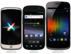 Tableau comparatif entre les trois Google Phones : Nexus One, Nexus S et Galaxy Nexus