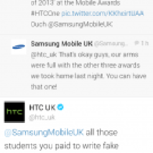 Mobile Industry Awards : Samsung et HTC se brouillent sur Twitter