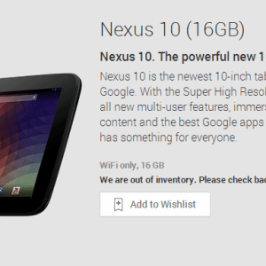 Google Nexus 10 2013 : pas de réapprovisionnement prévu pour l’édition 2012, une nouvelle sortie imminente ?
